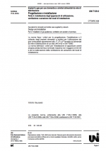 UNI 7129-2. Impianti a gas per uso domestico e similari alimentati da rete di distribuzione.